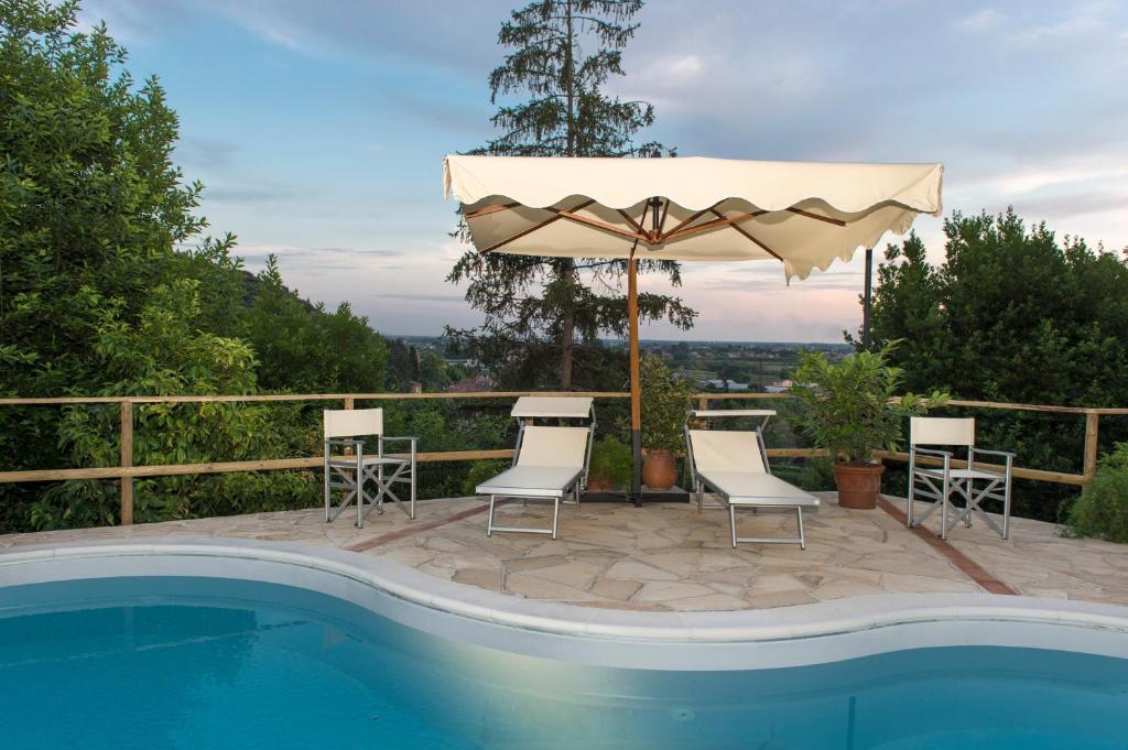 Villa Alta - Residenza D'Epoca Con Piscina Сан Джулиано Терме Екстериор снимка
